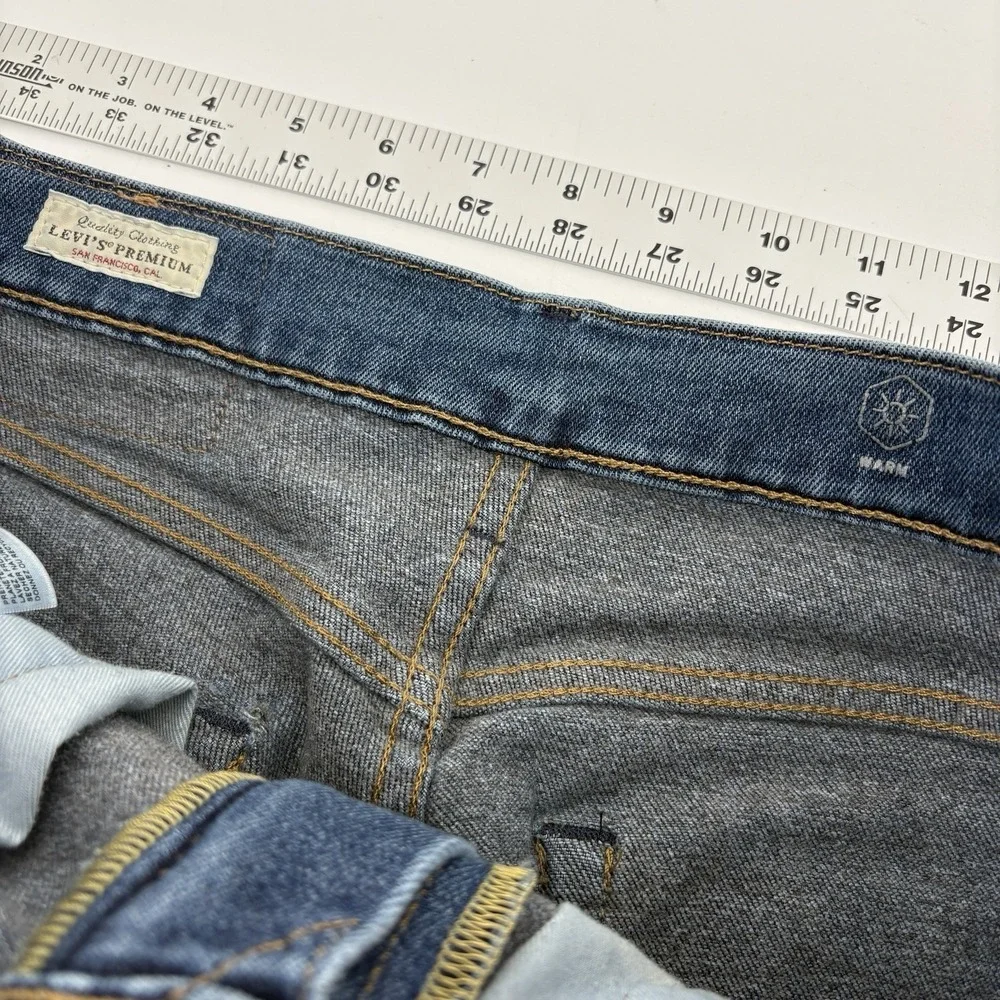 Levis‎ 511 Slim Fit Jeans Mens 31x30 Blue Premium Therma Lined Stretch Denim